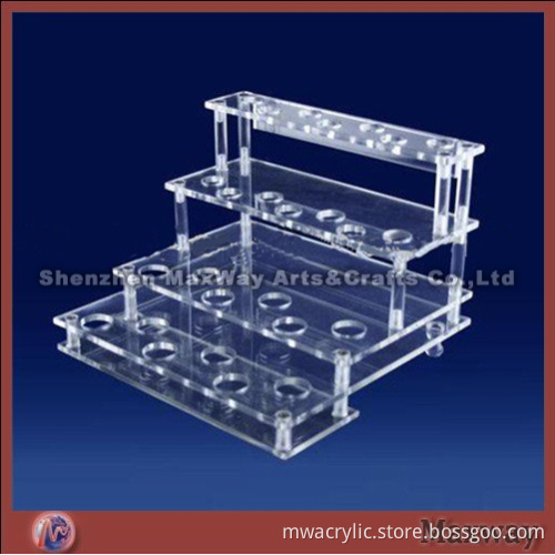Crystal 4-tiered Perspex Lipstick Stand